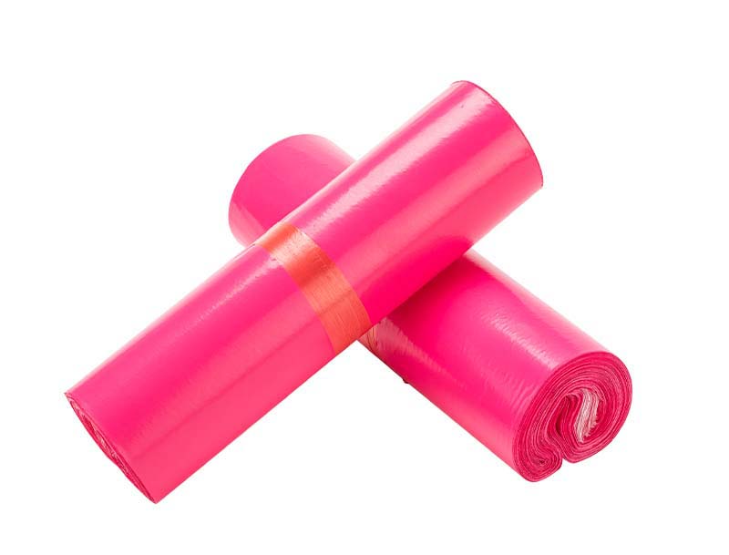 青川玫红色快递袋-02